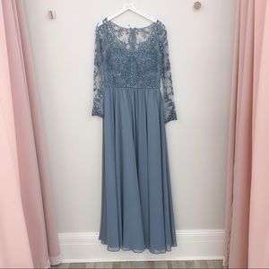COPY - Mori Lee Slate 21561 Bridesmaid Dress Size…